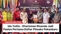 Ida Yulita - Kharisman Risanda Jadi Paslon Pertama Daftar Pilwako Pekanbaru (1)