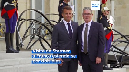 Starmer em Paris para discutir com Macron o pós-Brexit