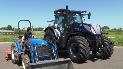 한국농업기술진흥원, 소형 전기트랙터 국내 최초 공개 / YTN