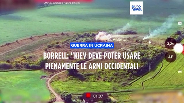 Borrell: L'Ucraina deve poter colpire obiettivi legittimi in Russia