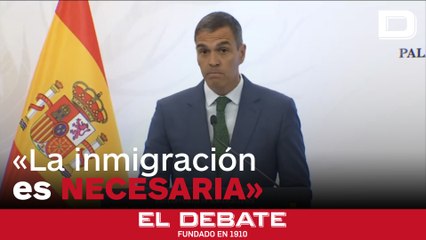 Sánchez asegura que la inmigración «ordenada» es «necesaria» pero que la irregular «es un inferno»