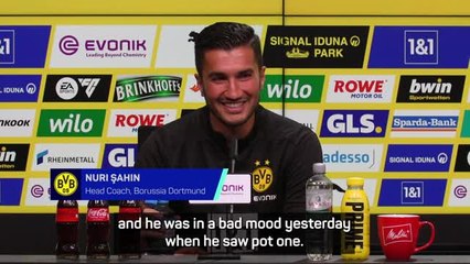 Sahin 'extremely excited' ahead of UCL draw