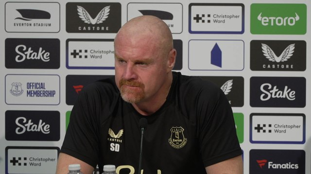 Dyche admits Everton trying to get transfers in before window closes ahead of Bournemouth (Full Presser)