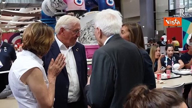 Paralimpiadi Parigi 2024, il Presidente Mattarella incontra il Presidente tedesco Steinmeier