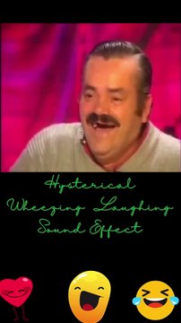 Hysterical Wheezing Laughing Sound Effect