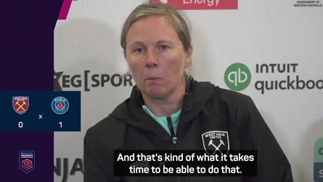 West Ham boss satisfied with performance despite loss to PSG