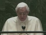 Pope Benedict XVI UN address in English