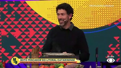Cristian Dimitrius detalha experiência com boto pescador no litoral catarinense