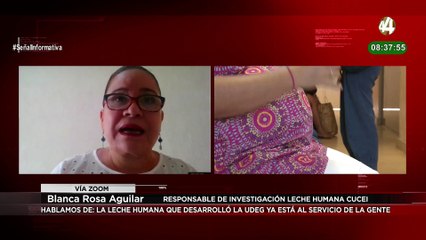 Blanca Aguilar habla sobre el acceso publico a la leche materna en polvo desarrollada en CUCEI