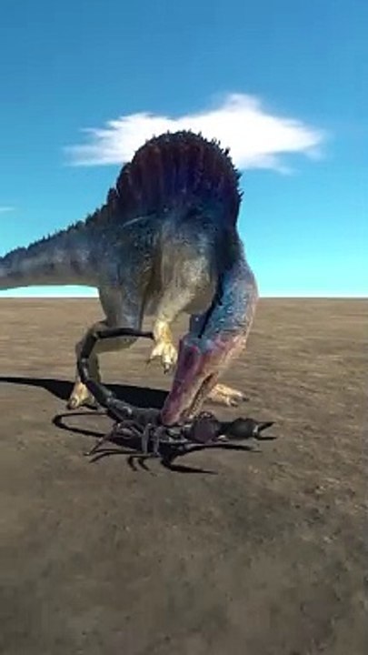Spinosaurus vs Emperor scorpion