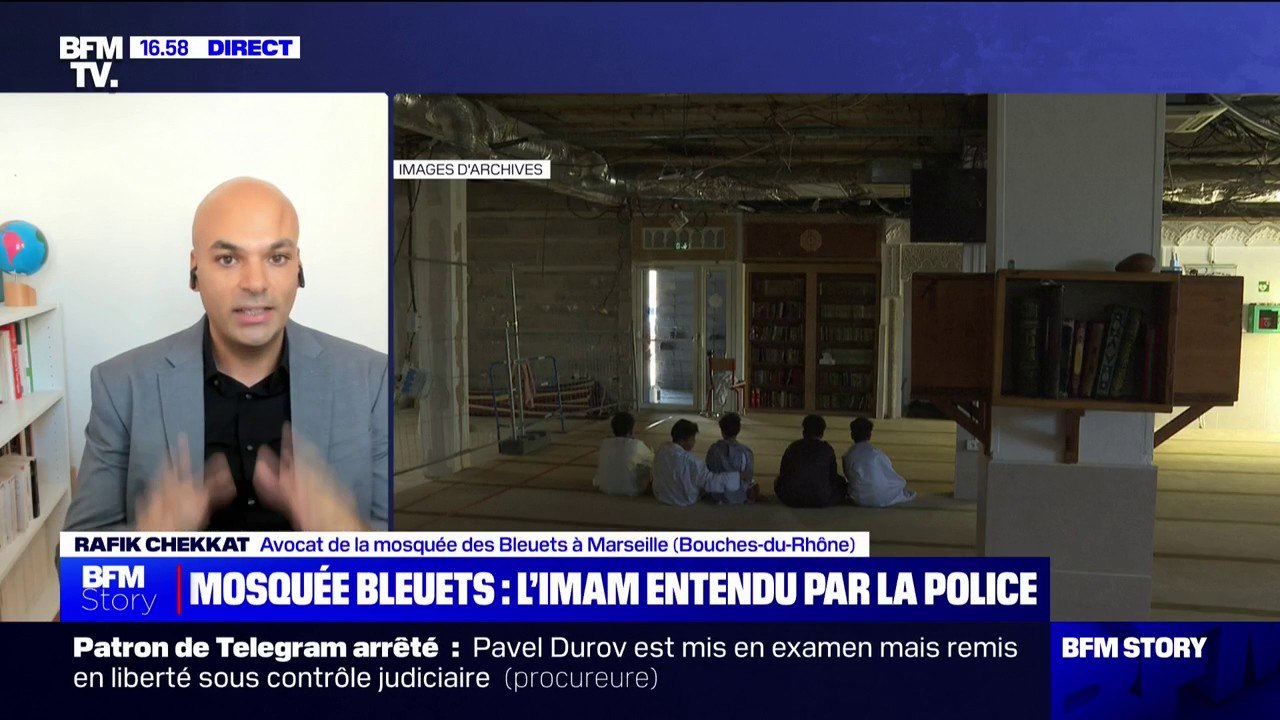 Rafik Chekkat, avocat de la mosquée des Bleuets à Marseille: "La mosquée est fermée par le préfet pour éviter un risque d'attentat"