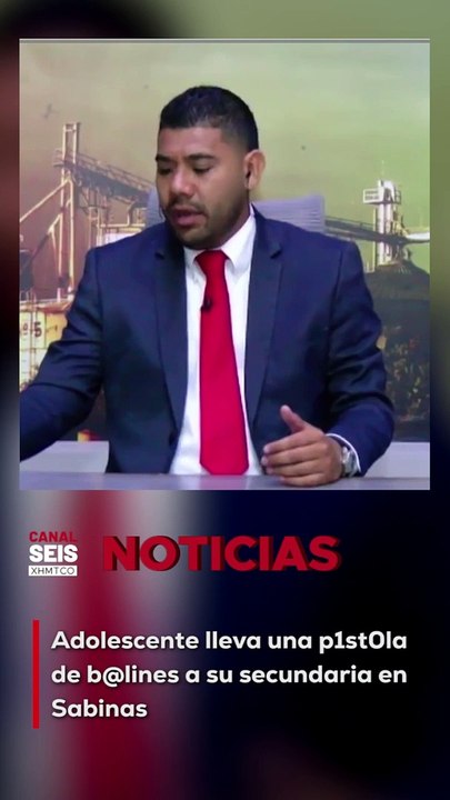 Un adolescente llevó una p1st0la de b@lines a su secundaria en Sabinas, siendo detenido por la directora frente a sus padres