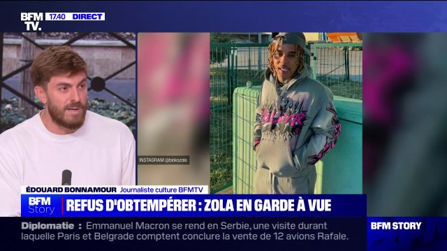 Le rappeur Zola placé en garde à vue après un refus d'obtempérer à 200 km/h, les phares éteints