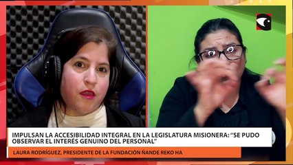Impulsan la accesibilidad integral en la legislatura misionera “se pudo observar el interés genuino del personal”