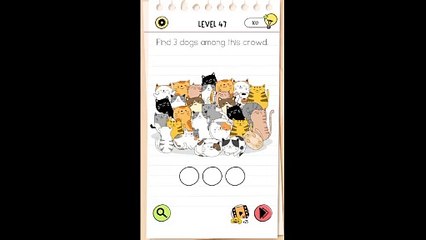 Brain Test All-Star Level 47 Find 3 dogs among this crowd
