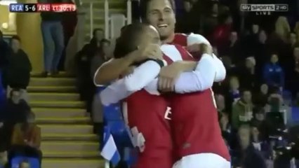 Reading vs Arsenal 5-7 All Goals & highlights ( League Cup 2012 )