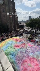 Birmingham Weekender Has Tranformed Bullrinf Into The Island Foam If You Missed It This Morning Dont's Worry Because It's Happening Again At 4pm Today Make Sure To Pop Bullring....!!