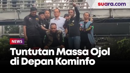 Ditemui Perwakilan Kominfo, Massa Ojol Kasih Waktu 2 Minggu Soal Aplikator: Jangan Janji Mulu!