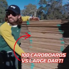 We are playing darts another way......