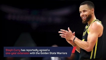 Steph Curry signs extension with the Warriors