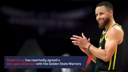 Breaking News - Steph Curry signs extension with the Warriors