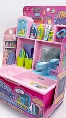 Satisfying with Unboxing  Review Miniature Pink Sink  ASMR Video