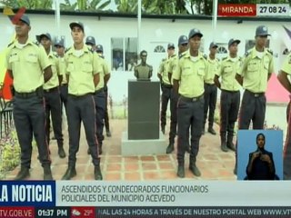 Miranda I Instituto Autónomo de la Policía Municipal de Acevedo reconoce la labor de 70 funcionarios
