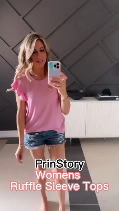 TICTICMIMI Women's Summer Tops Casual Short Sleeve Basic T Shirts Crew Neck Loose Tee Shirts