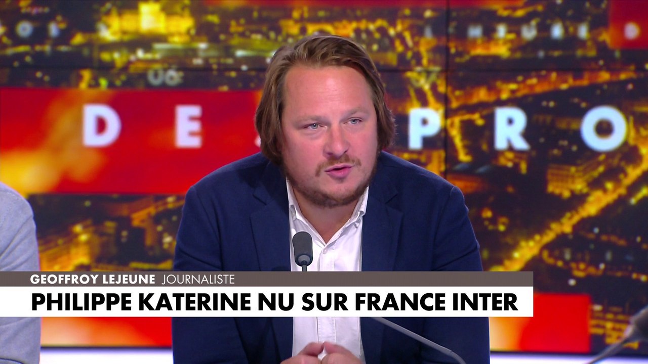 «Aujourd’hui ils (les artistes) n’ont plus rien d’autre à faire que se mettre tout nu» a clashé Geoffroy Lejeune