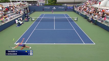 Tauson - Shnaider - Les temps forts du match - US Open