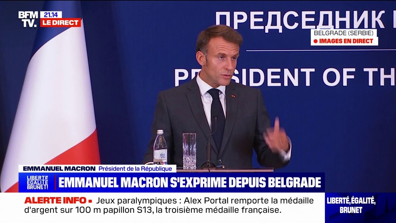 Choix du Premier ministre: "Je fais tous mes efforts jours et nuits (…) pour aboutir à la meilleure solution pour le pays", déclare Emmanuel Macron