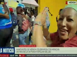 Merideños expresaron su compromiso con la revolución y con el presidente Nicolás Maduro