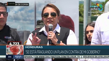 La presidenta de Honduras Xiomara Castro denunció un plan contra el gobierno