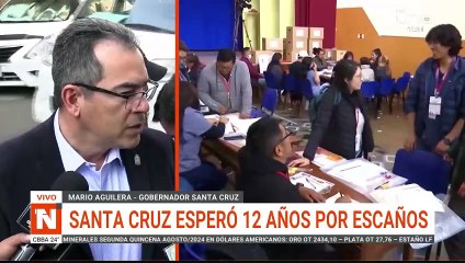 Mario Aguilera distribución de escaños