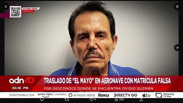 ¡Última Hora! FGR confirma que las placas y matrícula del avión que llevó a El Mayo son falsas