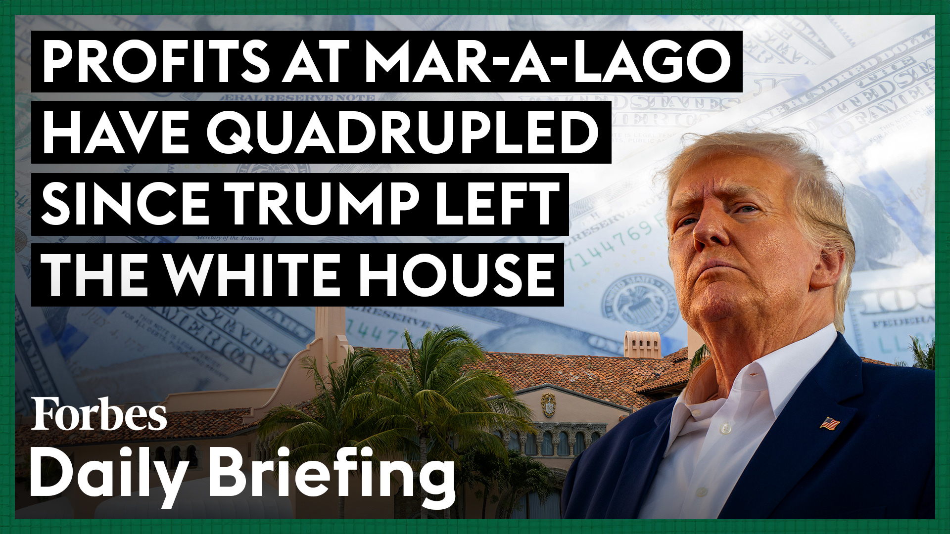 Mar-a-Lago Profits Quadruple After Trump’s Departure from the White House