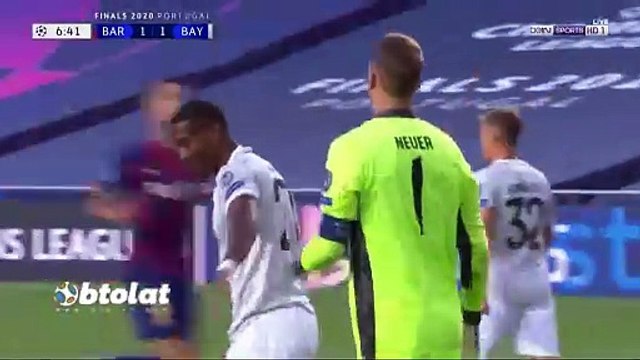 مباريات من الذاكره اهداف مباراة بايرن ميونخ وبرشلونة 8 2 دوري ابطال اوروبا