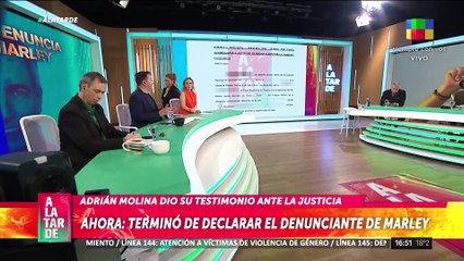 ADRIÁN MOLINA RATIFICÓ la denuncia contra MARLEY