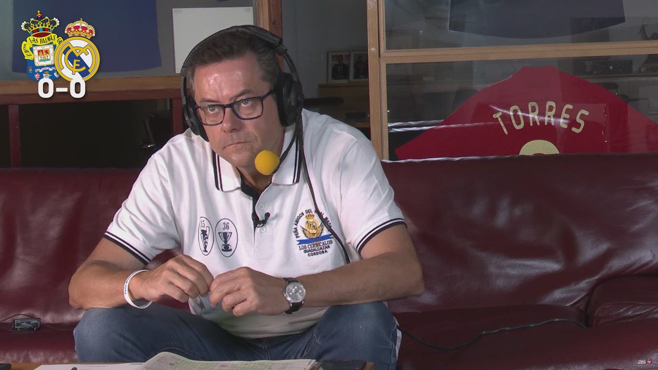 La REACCIÓN de RONCERO a los GOLES y el EMPATE de LAS PALMAS 1-1 REAL MADRID