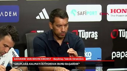 Giovanni van Bronckhorst: Gruplara kalmayı istiyorduk bunu başardık