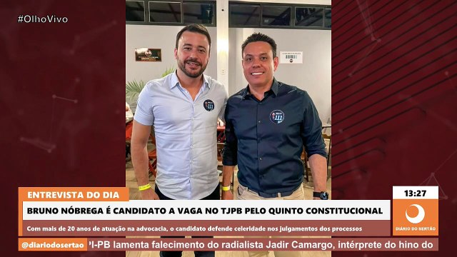 Bruno Nóbrega concorre a vaga no TJPB e propõe dinamizar processos e facilitar acesso dos advogados