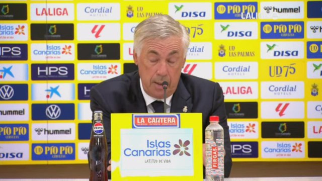 Rueda de prensa de Carlo Ancelotti tras el Las Palmas 1 - Real Madrid 1