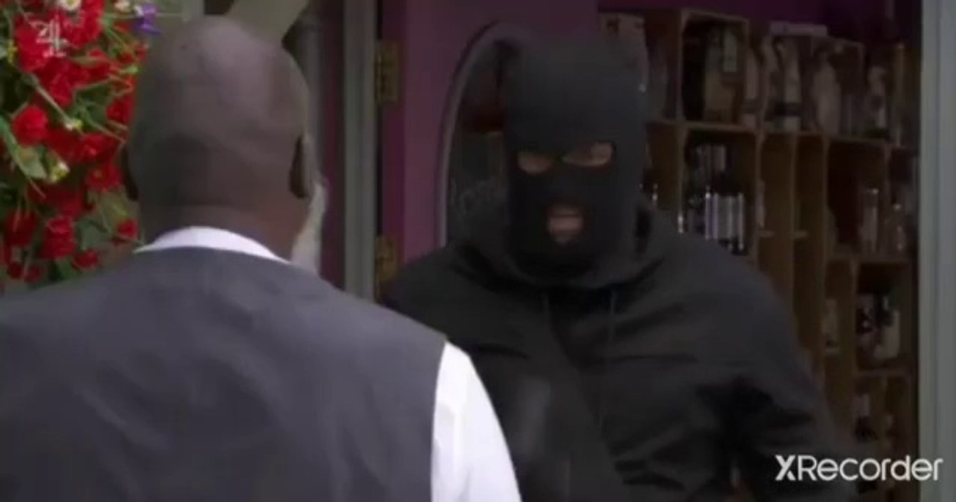 Hollyoaks Warren Fox Pushes Walter Deveraux 29th July 2021