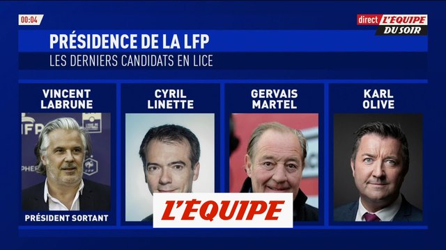 Labrune, Linette, Martel et Olive parrainés par les clubs pour la présidence de la LFP - Foot - LFP