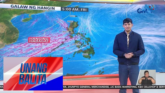 Cloud cluster o kumpol ng mga ulap, namataan sa labas ng PAR - Weather update today as of 6:13 a.m. (August 30, 2024) | Unang Balita