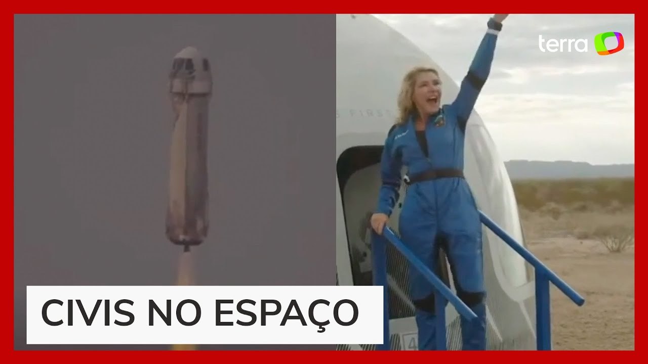 Blue Origin, de Jeff Bezos, lança com sucesso 8º voo com passageiros de turismo espacial