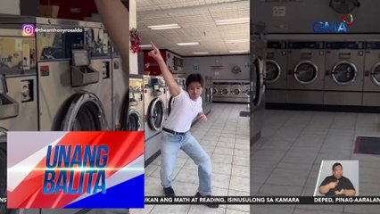 Anthony Rosaldo, humataw sa kaniyang version ng emergency budots dance craze sa California, U.S.A. | Unang Balita