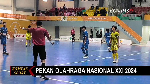 Ajang PON XXI Aceh-Sumut, Tim Kaltim Ungguli Tim Lampung 2-1 di Cabor Futsal