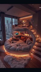 Indulge in the plush comfort of this cozy haven.