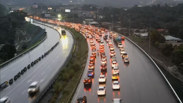 Lluvias y nueva señalización ralentizan el tráfico en la Panamericana tras habilitación de tres carriles